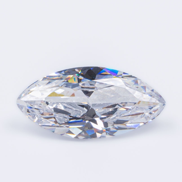 Zirkonia weiß Marquise 16x8 mm